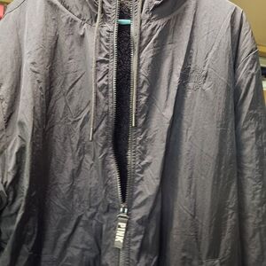 PINK Victoria's Secret Black Puffer Jacket